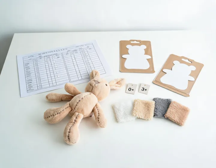Quality check on plush toy seams