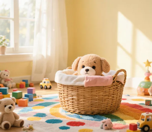 Plush hide and find play